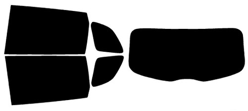 2014-2018 Jeep Cherokee Rear Car Precut Window Tint Kit