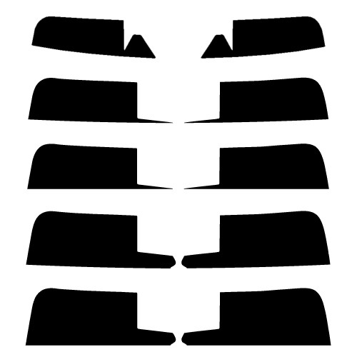 2024-2027 Subaru Impreza Hatchback (Visor / Eye brow) Precut Tint Kit Automotive Window Film