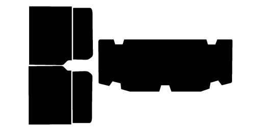 2022.5-2026 Can-Am Defender MAX Rear Car Precut Window Tint Kit