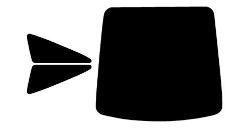 2000-2005 Toyota Celica Rear Car Precut Window Tint Kit