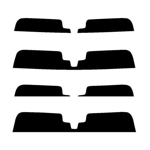 2019-2025 BMW 8 Series Coupe (Visor / Eye brow) Precut Tint Kit Automotive Window Film