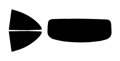 2019-2025 BMW 8 Series Convertible Rear Car Precut Window Tint Kit