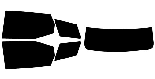 2023-2025 Fisker Ocean EV Rear Car Precut Window Tint Kit