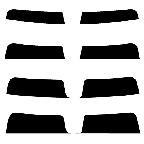 2024-2026 Toyota Tacoma (Visor / Eye brow) Precut Tint Kit Automotive Window Film