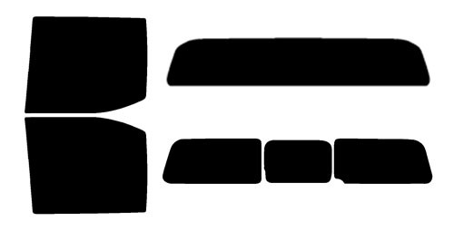 2024-2026 Toyota Tacoma Double Cab Rear Car Precut Window Tint Kit