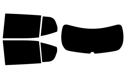 2024-2027 Chevrolet Equinox EV Rear Car Precut Window Tint Kit