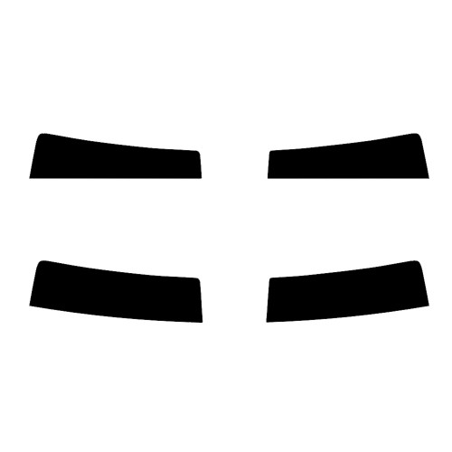 2025-2026 Genesis GV80 Coupe (Visor / Eye brow) Precut Tint Kit Automotive Window Film