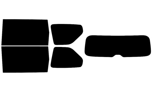 2025-2027 Infiniti QX80 Rear Car Precut Window Tint Kit