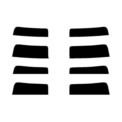 2023-2025 Toyota Prius Prime (Visor / Eye brow) Precut Tint Kit Automotive Window Film