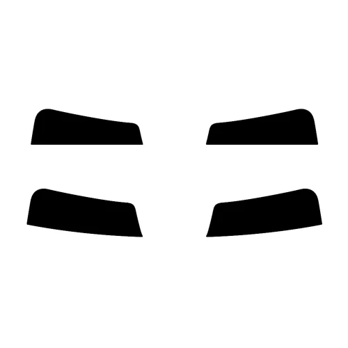 2025-2027 Volvo EX90 (Visor / Eye brow) Precut Tint Kit Automotive Window Film