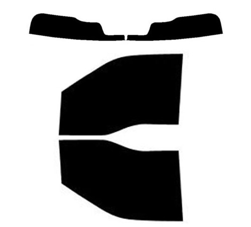 2017-2026 Ford F-250 F-350 Crew Cab Front Windows with Visor / Brow Precut Window Tint Kit