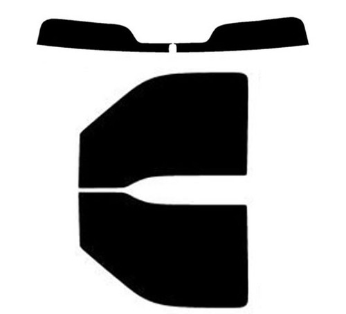 2008-2016 Ford F-250 F-350 Crew Cab Front Windows with Visor / Brow Precut Window Tint Kit