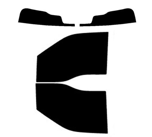 2021-2026 Ford F-150 Crew Cab Front Windows with Visor / Brow Precut Window Tint Kit