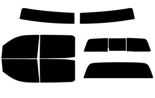 2014-2018 GMC Sierra 1500 Crew Cab Full Truck with Visor / Brow Precut Window Tint Kit