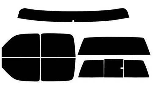 1999-2006 GMC Sierra 1500 Crew Cab Full Truck with Visor / Brow Precut Window Tint Kit