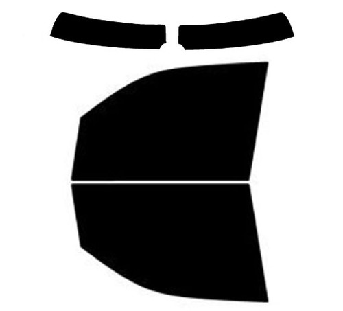 2019-2026 Ram 1500 Crew Cab Truck Front Windows with Visor / Brow Precut Window Tint Kit