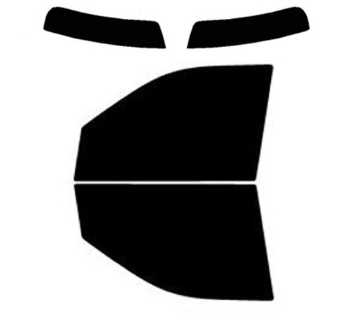 2010-2018 Ram 2500 and 3500 Crew Cab Truck Front Windows with Visor / Brow Precut Window Tint Kit