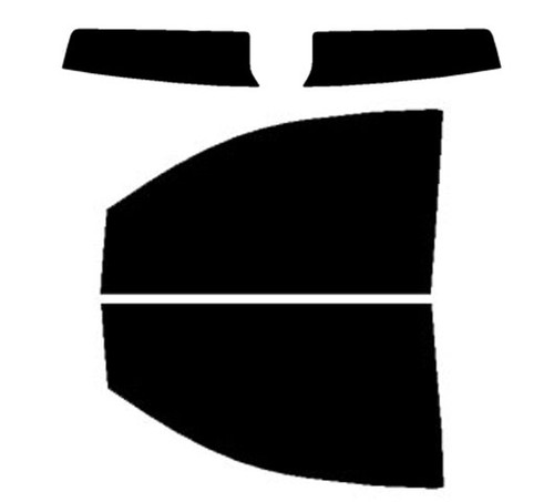 2023-2026 Chevrolet Colorado Truck Front Windows with Visor / Brow Precut Window Tint Kit