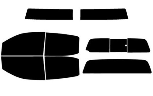 2015-2022 Chevrolet Colorado Crew Cab Full Truck with Visor / Brow Precut Window Tint Kit