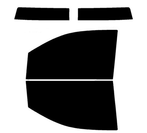 2015-2022 Chevrolet Colorado Truck Front Windows with Visor / Brow Precut Window Tint Kit