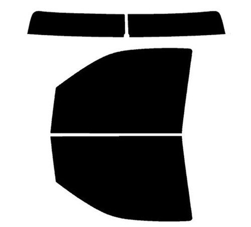 2005-2021 Nissan Frontier Front Windows with Visor / Brow Precut Window Tint Kit