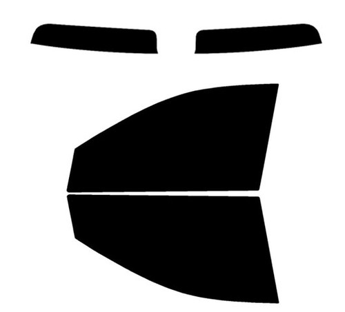 2025-2026 Chevrolet Equinox Front Windows with Visor / Brow Precut Window Tint Kit