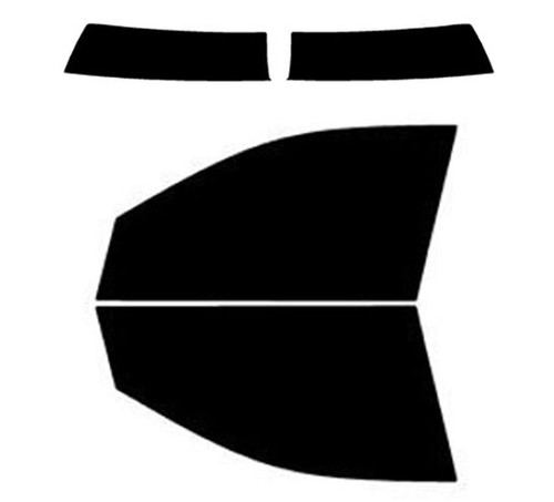 2010-2017 Chevrolet Equinox Front Windows with Visor / Brow Precut Window Tint Kit