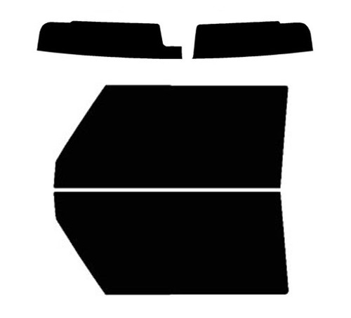 2021-2026 Ford Bronco 2-Door Front Windows with Visor / Brow Precut Window Tint Kit