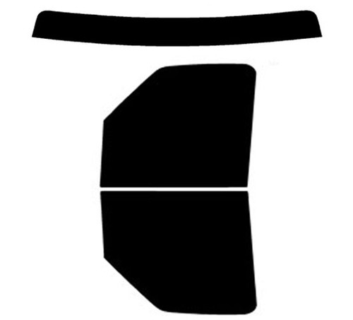 1992-2014 Ford Econoline Cargo Van Front Windows with Visor / Brow Precut Window Tint Kit