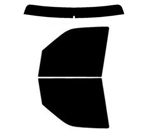 2007-2017 Ford Expedition Front Windows with Visor / Brow Precut Window Tint Kit