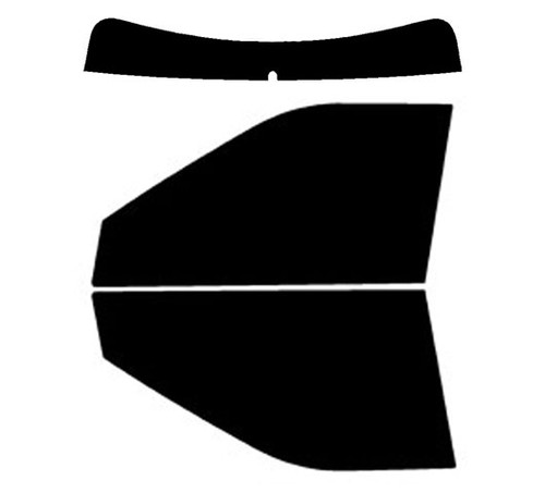 2011-2019 Ford Explorer Front Windows with Visor / Brow Precut Window Tint Kit