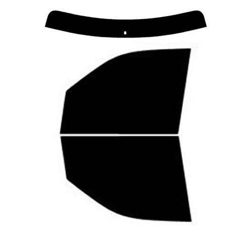 2006-2010 Ford Explorer Front Windows with Visor / Brow Precut Window Tint Kit
