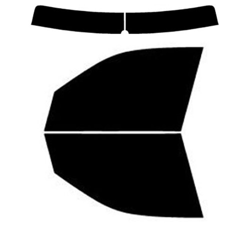 2003-2008 Honda Pilot Front Windows with Visor / Brow Precut Window Tint Kit