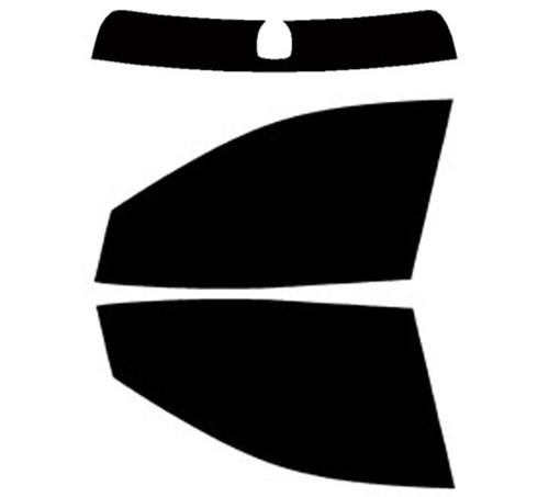 2014-2018 Jeep Cherokee Front Windows with Visor / Brow Precut Window Tint Kit