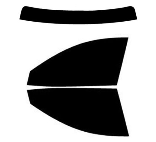 2013-2016.5 Mazda CX-5 Front Windows with Visor / Brow Precut Window Tint Kit