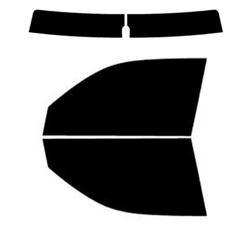 2003-2009 Toyota 4Runner Front Windows with Visor / Brow Precut Window Tint Kit