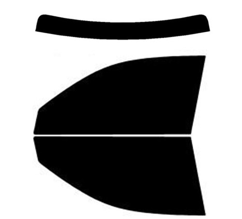 2008-2013 Toyota Highlander Front Windows with Visor / Brow Precut Window Tint Kit