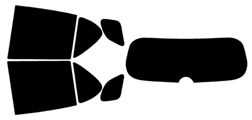 2011-2017 Lexus CT Series Rear Car Precut Window  Tint Kit