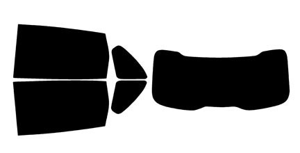 2016-2018 Lincoln MKX Rear Car Precut Window Tint Kit