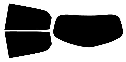 2011-2016 Mazda 2 Rear Car Precut Window Tint Kit