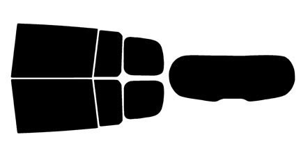 2011-2016 Mazda 5 Rear Car Precut Window Tint Kit