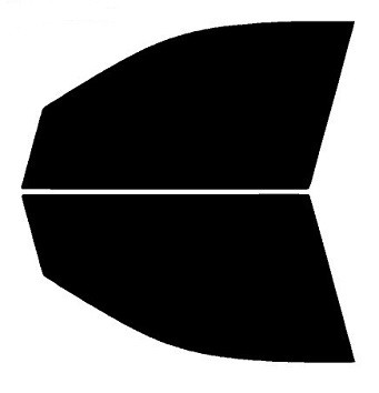 2013-2016 Mercedes Benz GL Class  Front Windows Precut Window Tint Kit