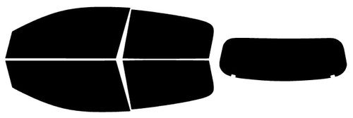 2014-2024 Mitsubishi Mirage Hatchback Full Car Precut Window Tint Kit