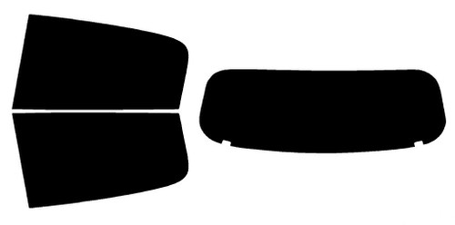2014-2024 Mitsubishi Mirage Hatchback Rear Car Precut Window Tint Kit