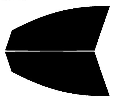 2014-2018 Volvo V60 Rear Car Precut Window Tint Kit