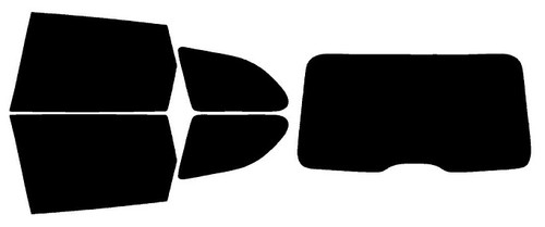 2010-2017 XC60 Rear Car Precut Window Tint Kit