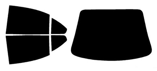 1999-2005 Pontiac Grand Am Sedan Rear Windows Precut Window Tint Kit