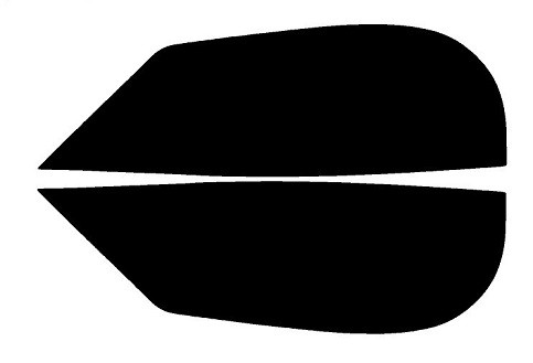 2006-2009 Pontiac Solstice Front Windows Precut Window Tint Kit