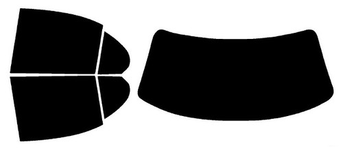 1995-2002 Saturn S-Series Rear Car Precut Window Tint Kit