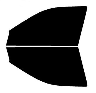 2005-2006 Saab 9-2x Front Windows Precut Window Tint Kit